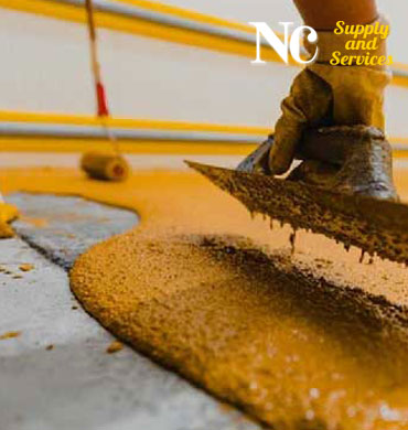 งานเคลือบพื้นผิวป้องกันลื่น-Epoxy Anti slip Flooring